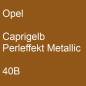 Preview: Opel, Caprigelb Perleffekt Metallic, 40B.